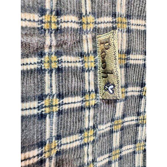 Disney Womens Pooh Plaid Soft Corduroy Shirt Medium Tigger Embroidery - Picture 7 of 12